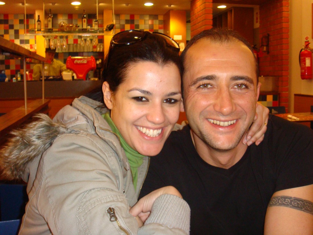 Kürşat Kahyaoğlu, eşiyle